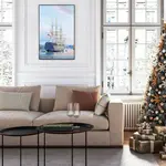 AF007 H.M.S. Victory in Portsmouth Harbour - Canvas Painting af007-hms-victory-in-portsmouth-harbour-canvas-painting-l06 (1).jpg